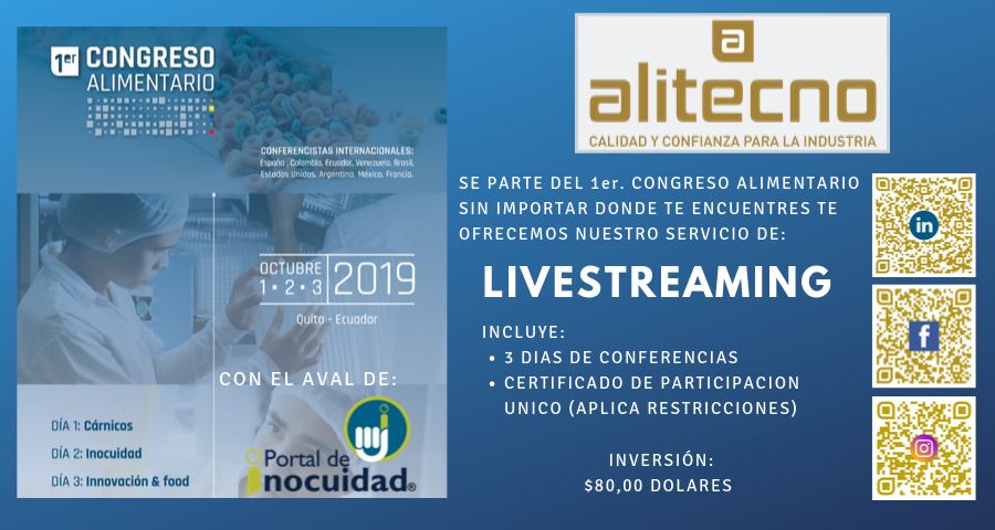 1° Congreso Alimentario -Ecuador [livestreaming]