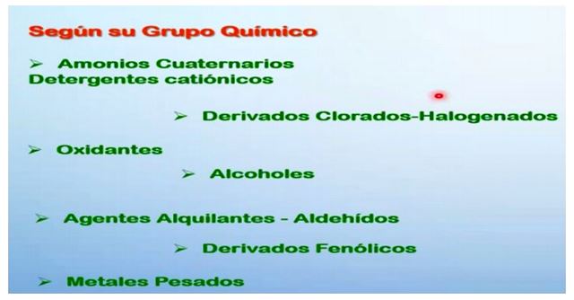 Según su grupo químico.