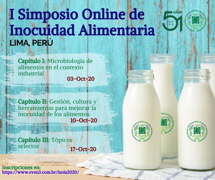 Simposio online de inocuidad alimentaria. Lima, Perú.