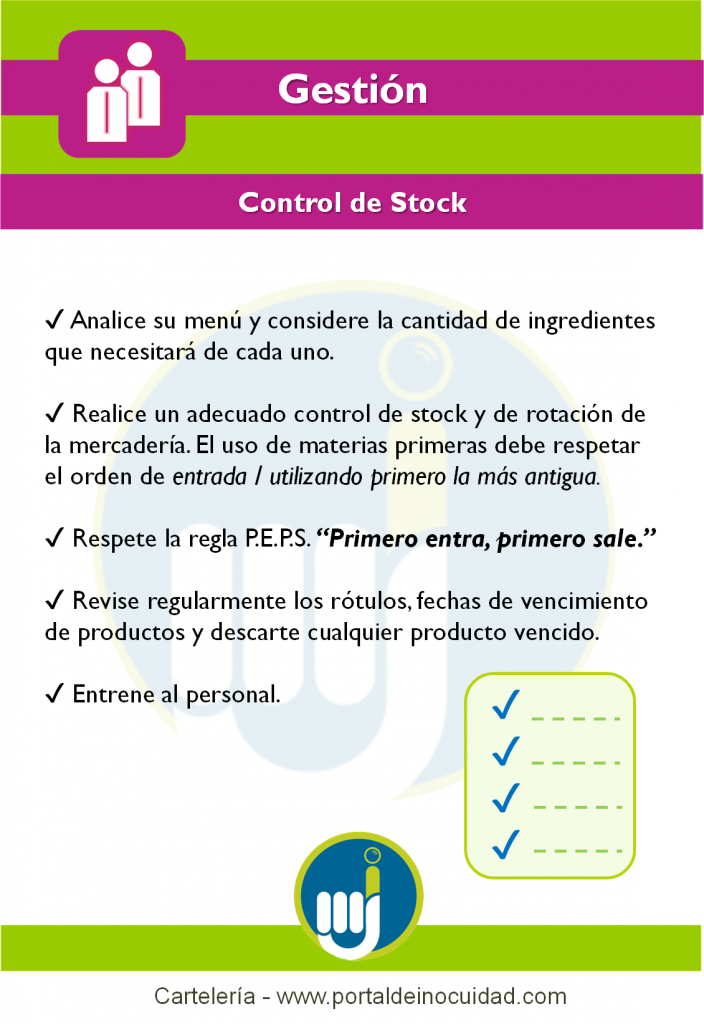 Cartelería PI. Gestión. Control de Stock.