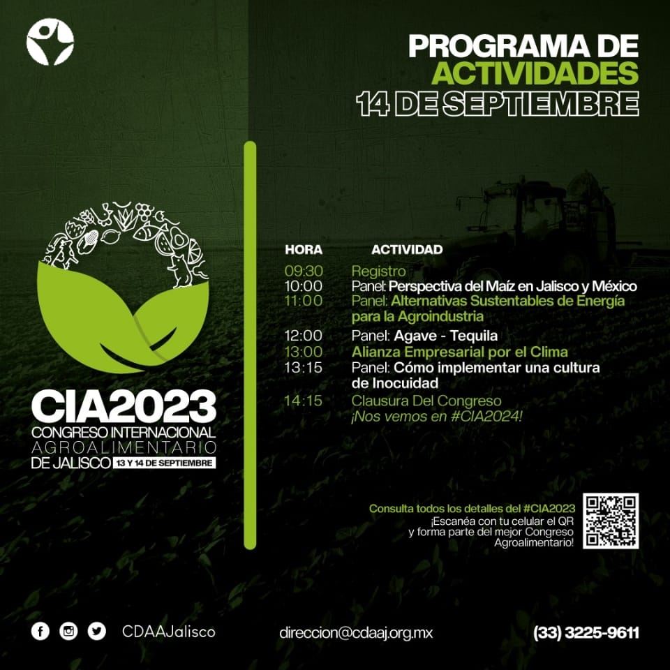 CIA 2023. Programa 14 de septiembre.